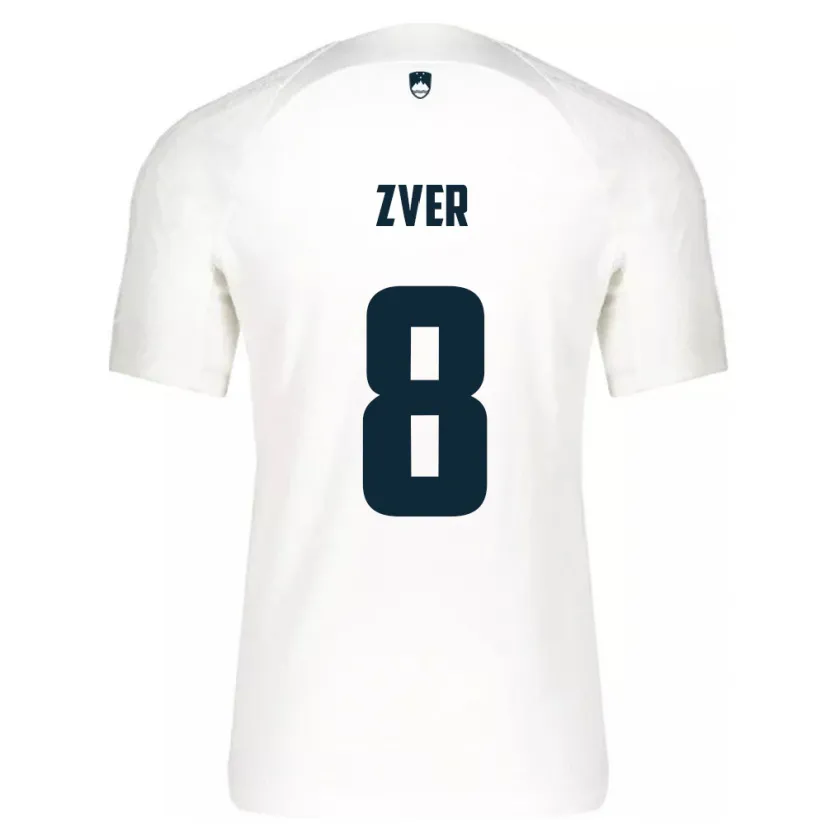 Danxen Kinder Slowenien Mateja Zver #8 Weiß Heimtrikot Trikot 24-26 T-Shirt Schweiz