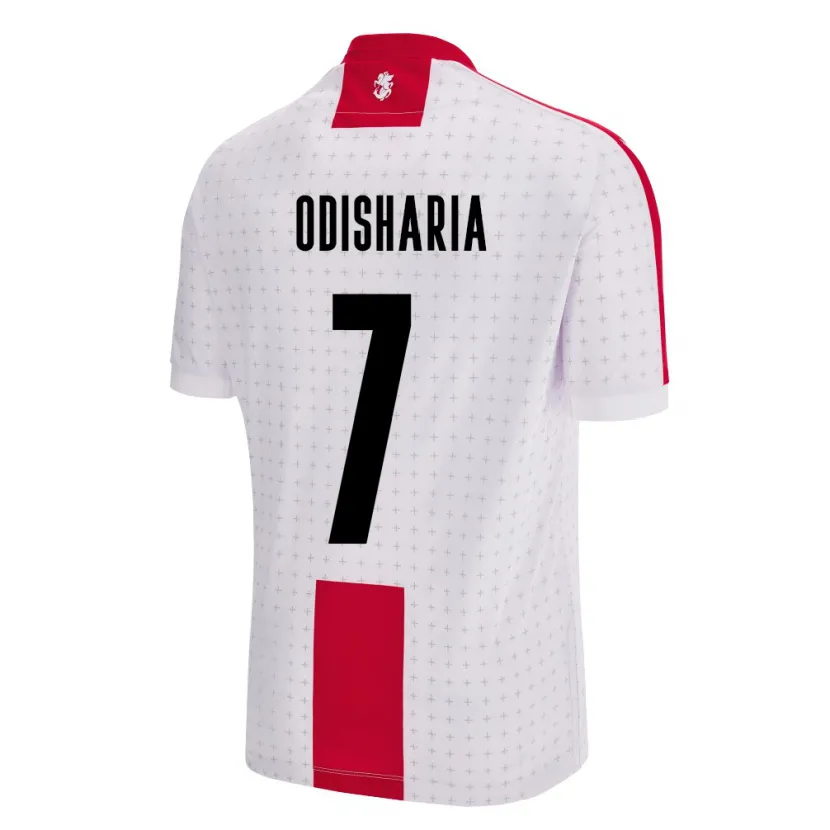 Danxen Kinder Georgien Lasha Odisharia #7 Weiß Heimtrikot Trikot 24-26 T-Shirt Schweiz