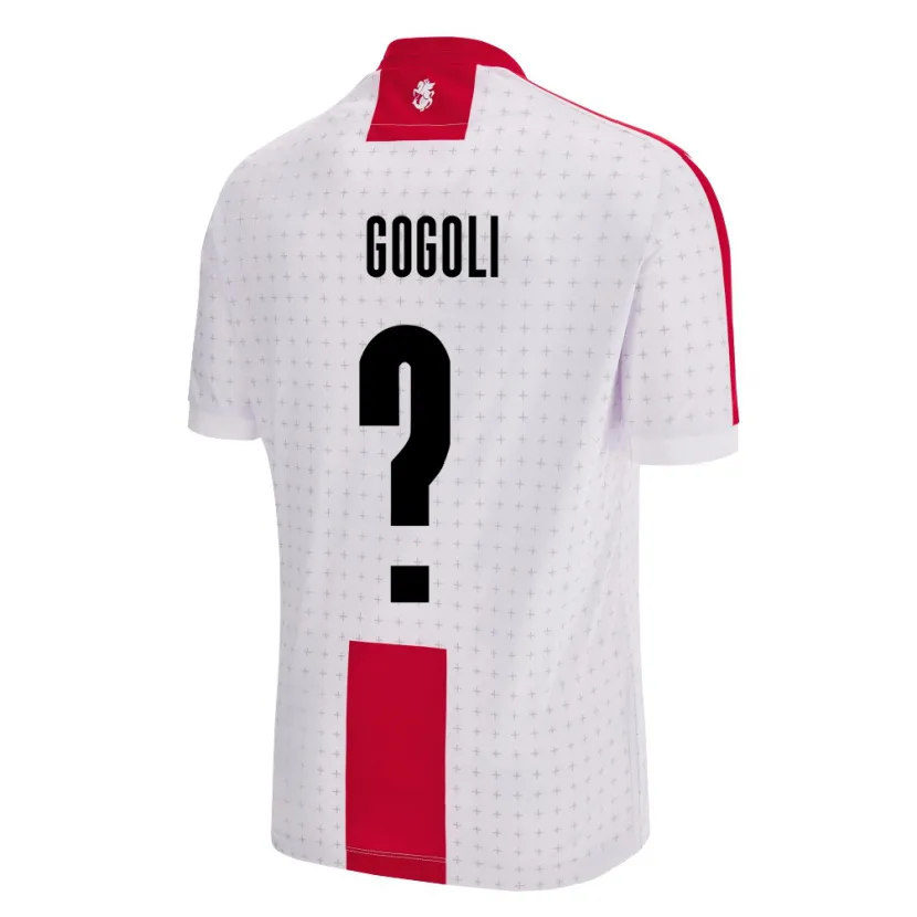 Danxen Kinder Georgien Dachi Gogoli #0 Weiß Heimtrikot Trikot 24-26 T-Shirt Schweiz