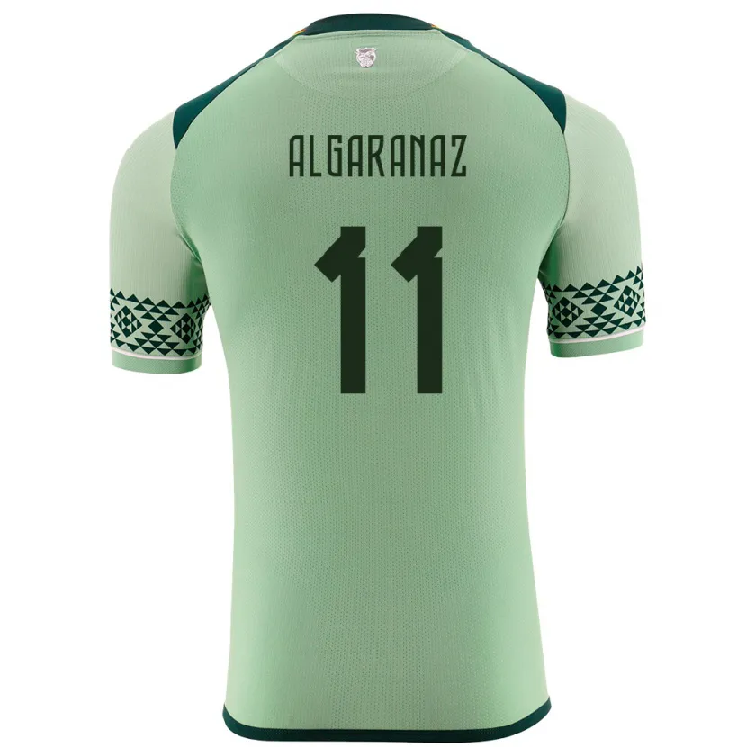 Danxen Kinder Bolivien Carmelo Algarañaz #11 Hellgrün Heimtrikot Trikot 24-26 T-Shirt Schweiz