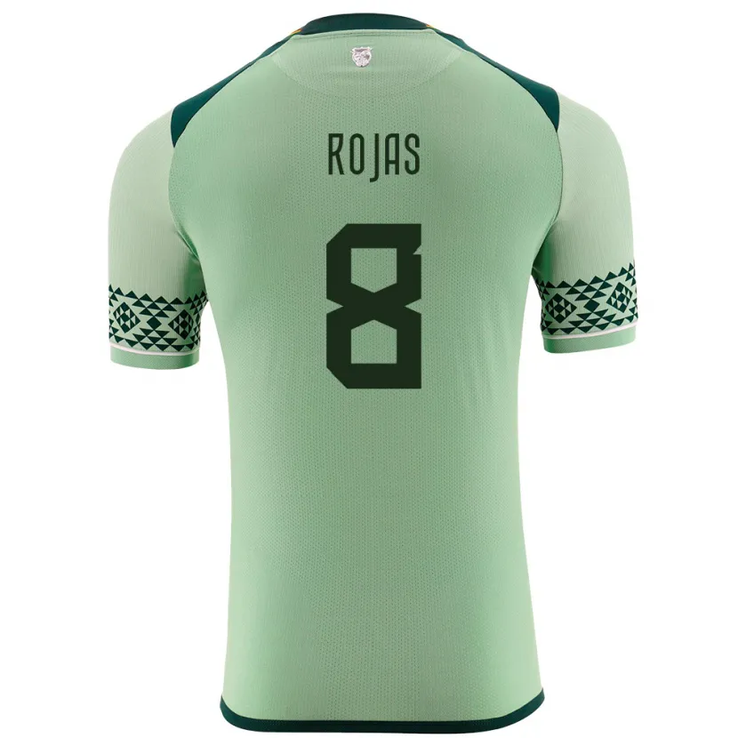 Danxen Kinder Bolivien Jairo Rojas #8 Hellgrün Heimtrikot Trikot 24-26 T-Shirt Schweiz