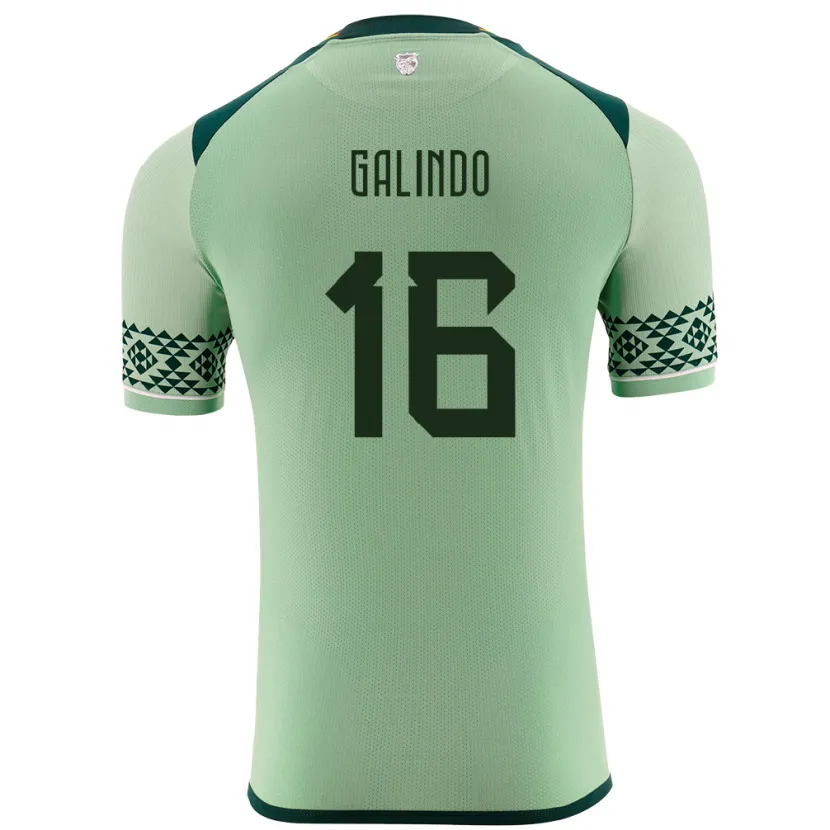 Danxen Kinder Bolivien Matías Galindo #16 Hellgrün Heimtrikot Trikot 24-26 T-Shirt Schweiz