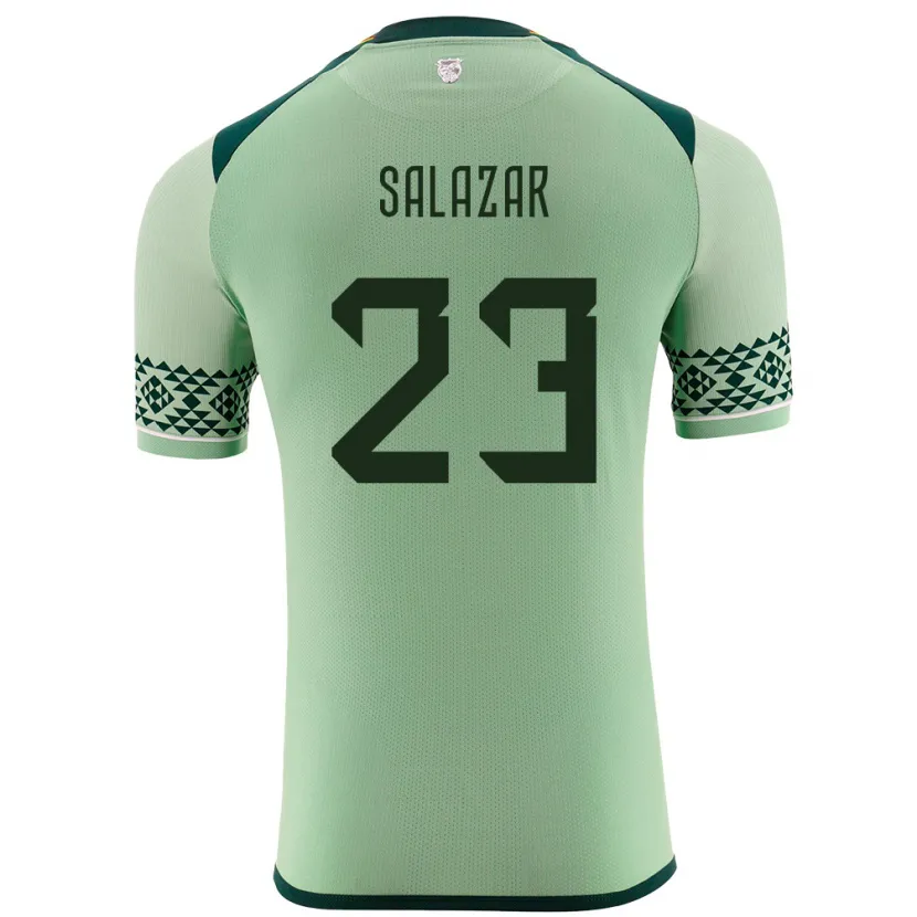 Danxen Kinder Bolivien Alba Salazar #23 Hellgrün Heimtrikot Trikot 24-26 T-Shirt Schweiz