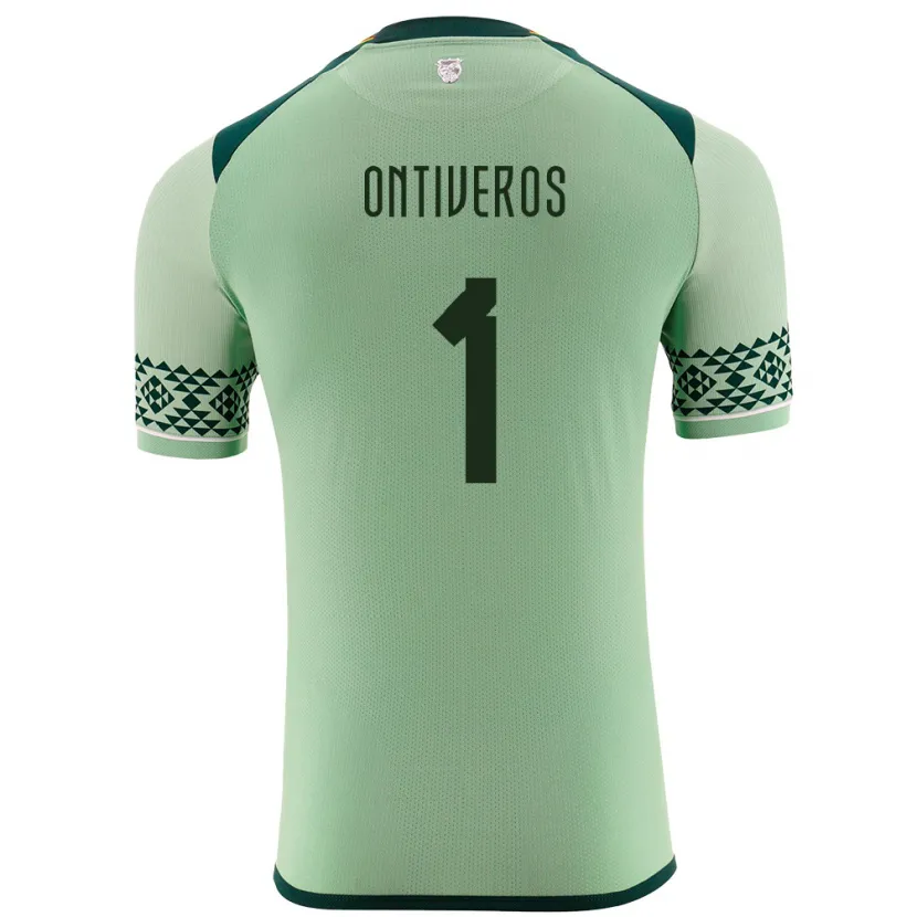 Danxen Kinder Bolivien Mel Ontiveros #1 Hellgrün Heimtrikot Trikot 24-26 T-Shirt Schweiz