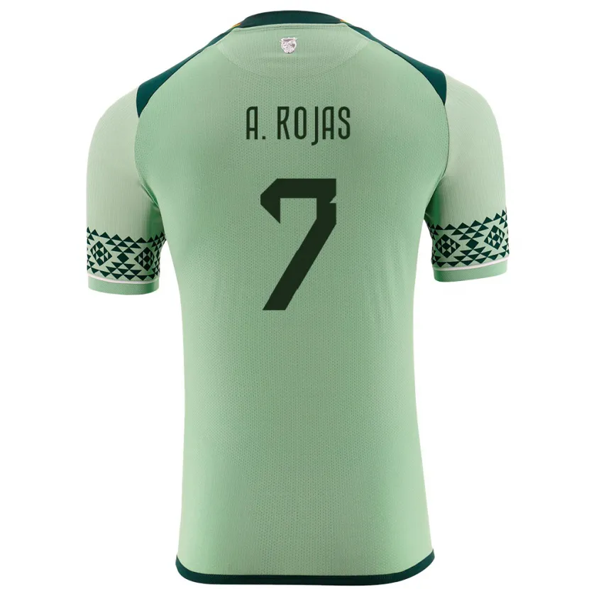 Danxen Kinder Bolivien Ana Paula Rojas #7 Hellgrün Heimtrikot Trikot 24-26 T-Shirt Schweiz