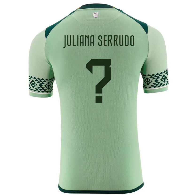Danxen Kinder Bolivien Eyda Juliana Serrudo #0 Hellgrün Heimtrikot Trikot 24-26 T-Shirt Schweiz