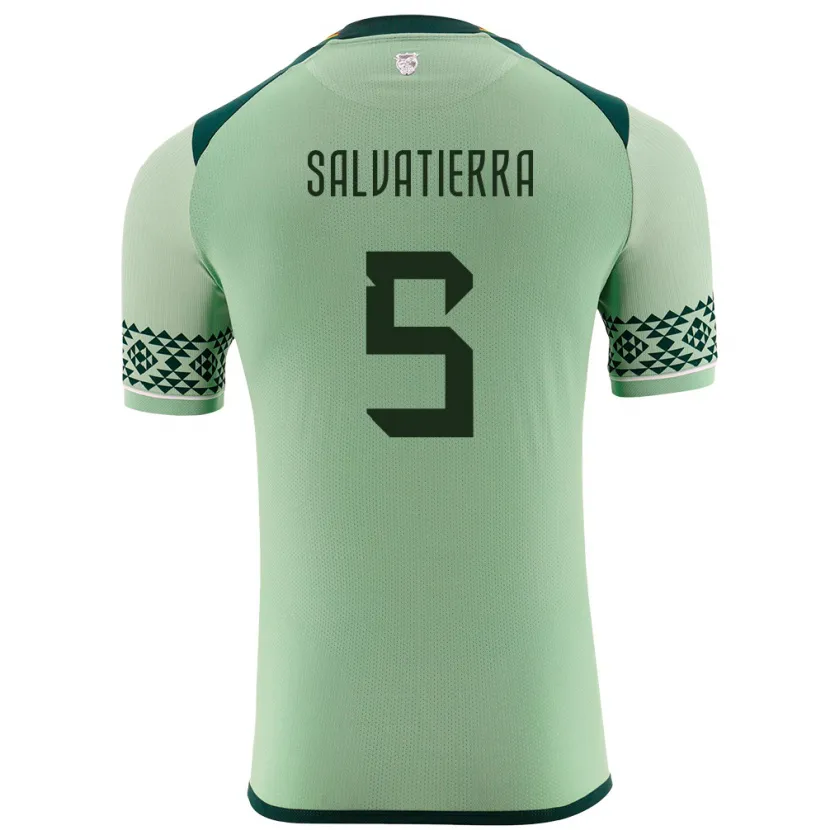 Danxen Kinder Bolivien Érika Salvatierra #5 Hellgrün Heimtrikot Trikot 24-26 T-Shirt Schweiz