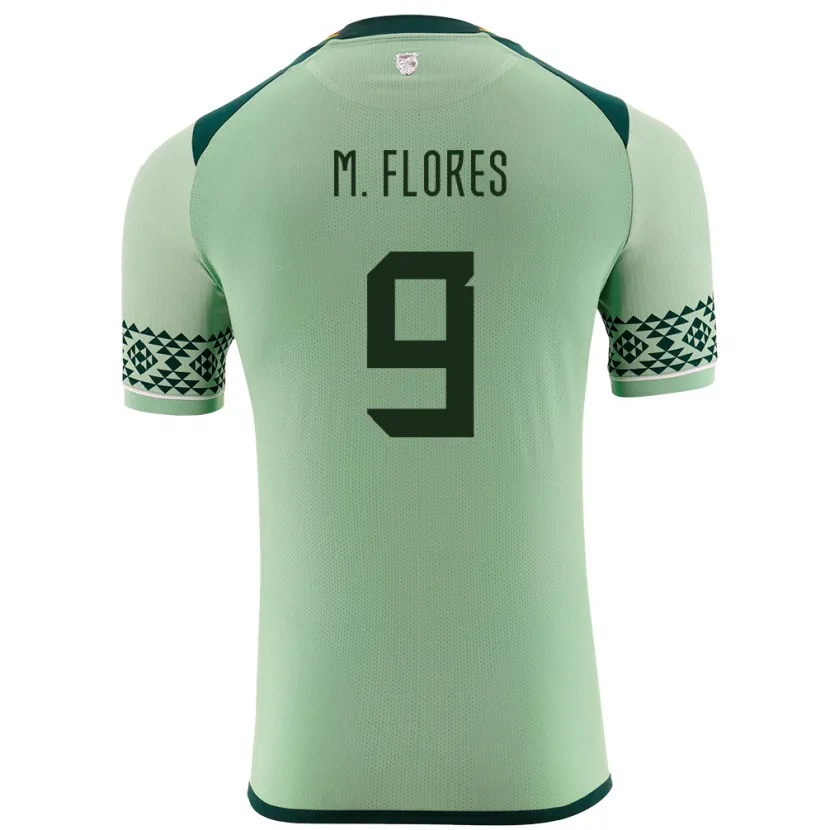 Danxen Kinder Bolivien Marlene Flores #9 Hellgrün Heimtrikot Trikot 24-26 T-Shirt Schweiz