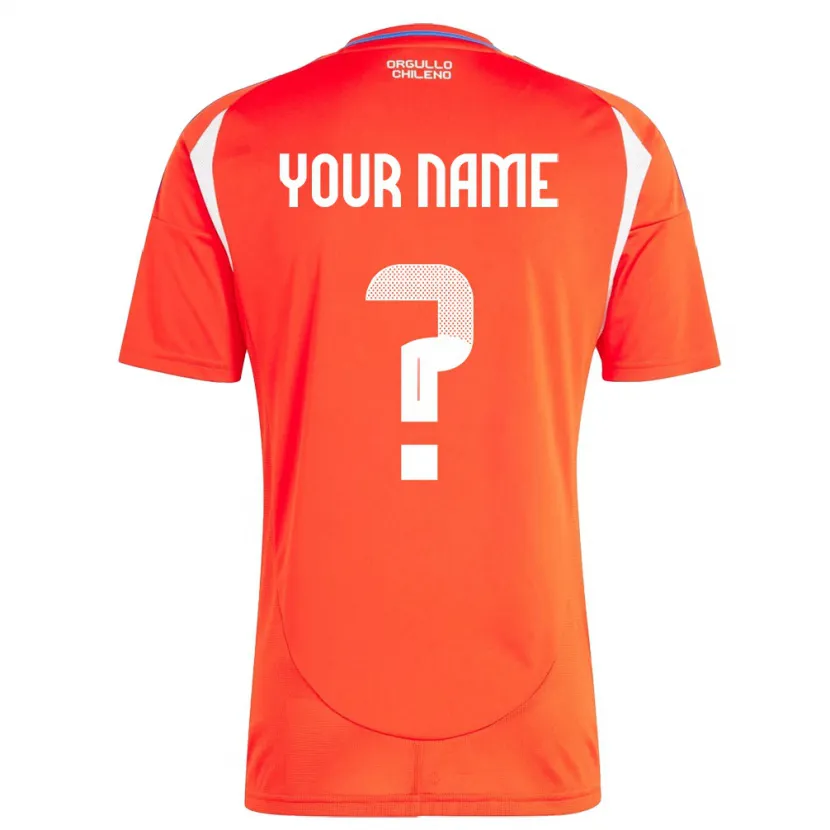 Danxen Kinder Chile Ihren Namen #0 Rot Heimtrikot Trikot 24-26 T-Shirt Schweiz