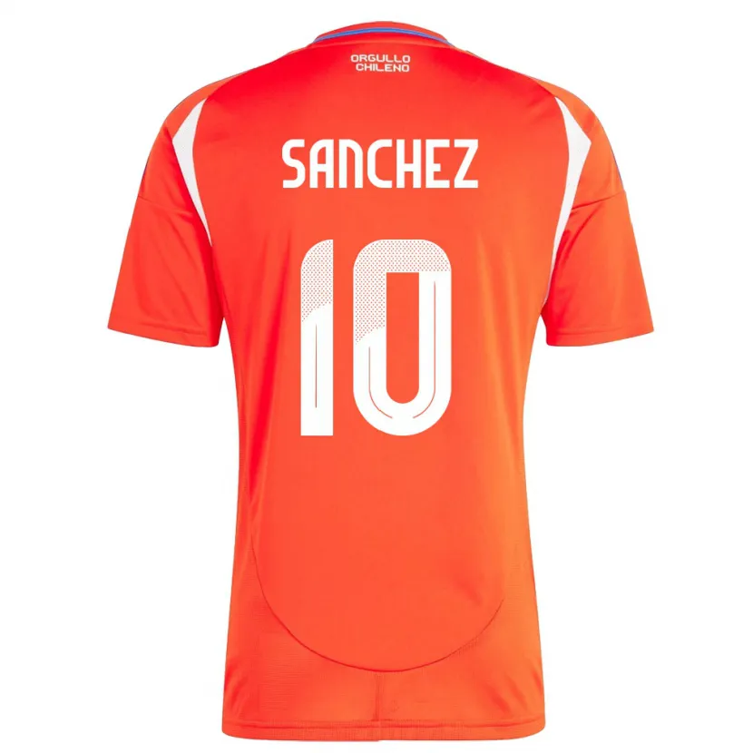 Danxen Kinder Chile Alexis Sánchez #10 Rot Heimtrikot Trikot 24-26 T-Shirt Schweiz
