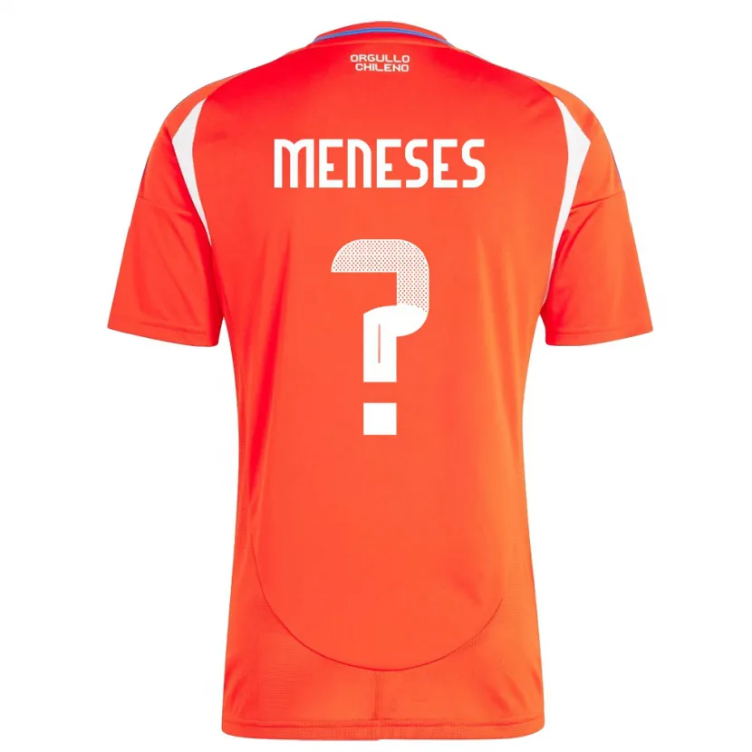 Danxen Kinder Chile Joaquín Meneses #0 Rot Heimtrikot Trikot 24-26 T-Shirt Schweiz