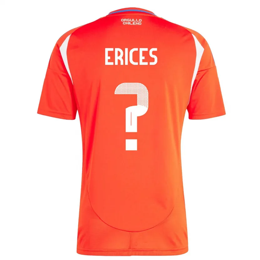 Danxen Kinder Chile Felipe Erices #0 Rot Heimtrikot Trikot 24-26 T-Shirt Schweiz