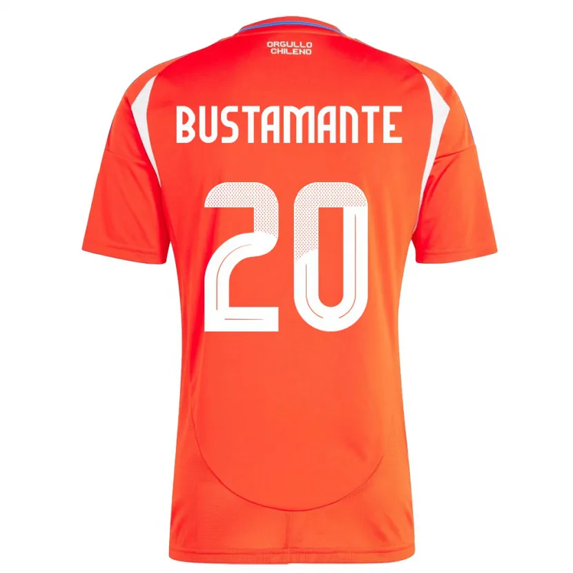Danxen Kinder Chile Paloma Bustamante #20 Rot Heimtrikot Trikot 24-26 T-Shirt Schweiz