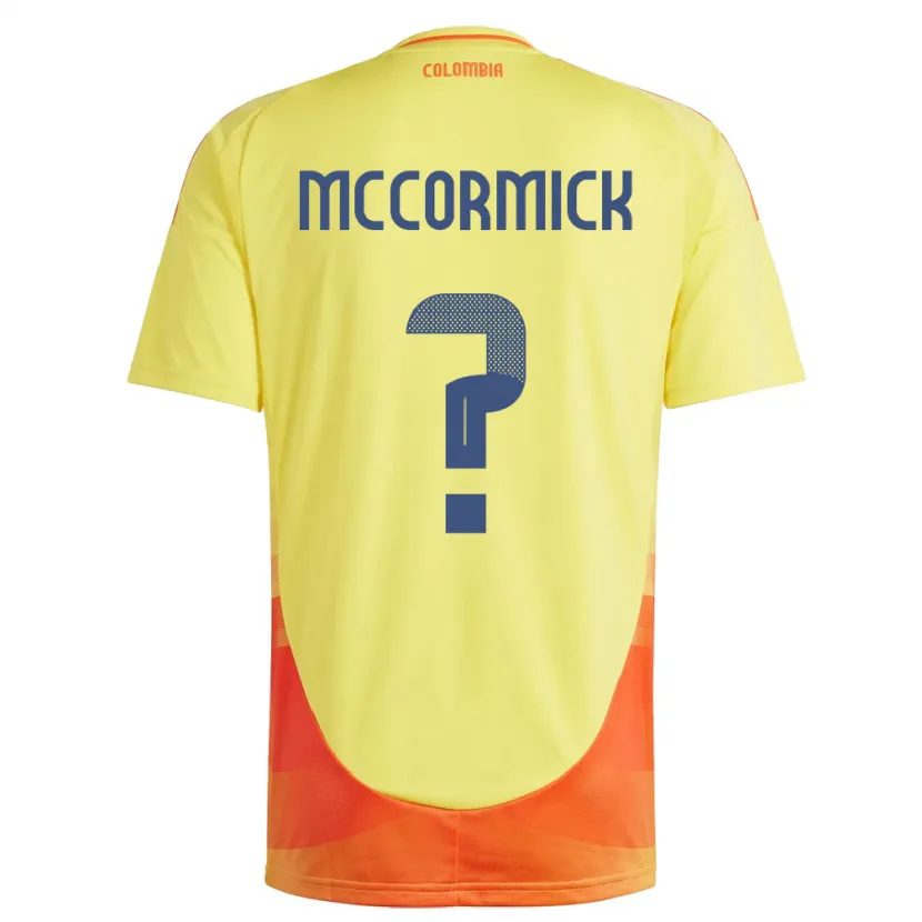 Danxen Kinder Kolumbien Hollman Mccormick #0 Gelb Heimtrikot Trikot 24-26 T-Shirt Schweiz
