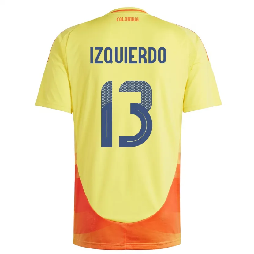 Danxen Kinder Kolumbien Ilana Izquierdo #13 Gelb Heimtrikot Trikot 24-26 T-Shirt Schweiz