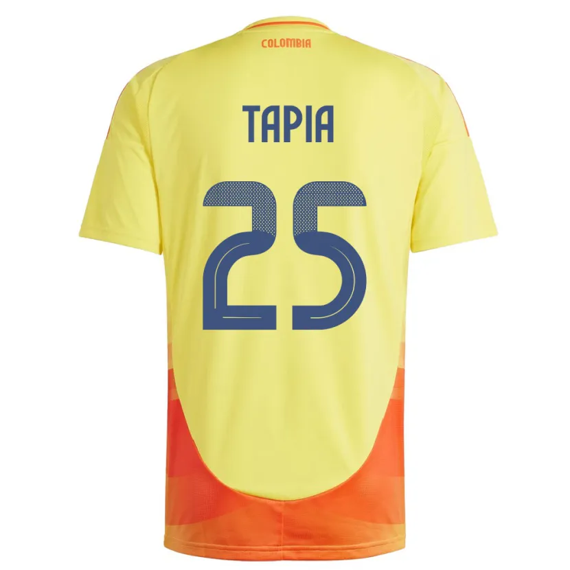 Danxen Kinder Kolumbien Katherine Tapia #25 Gelb Heimtrikot Trikot 24-26 T-Shirt Schweiz