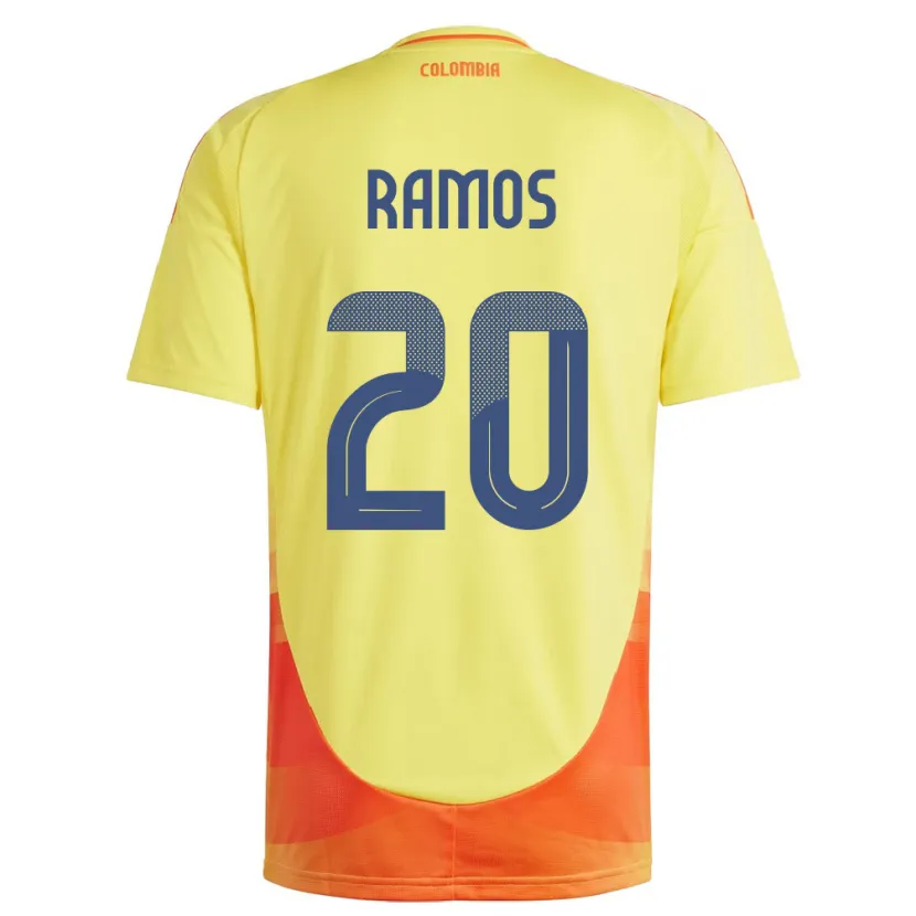 Danxen Kinder Kolumbien Mónica Ramos #20 Gelb Heimtrikot Trikot 24-26 T-Shirt Schweiz