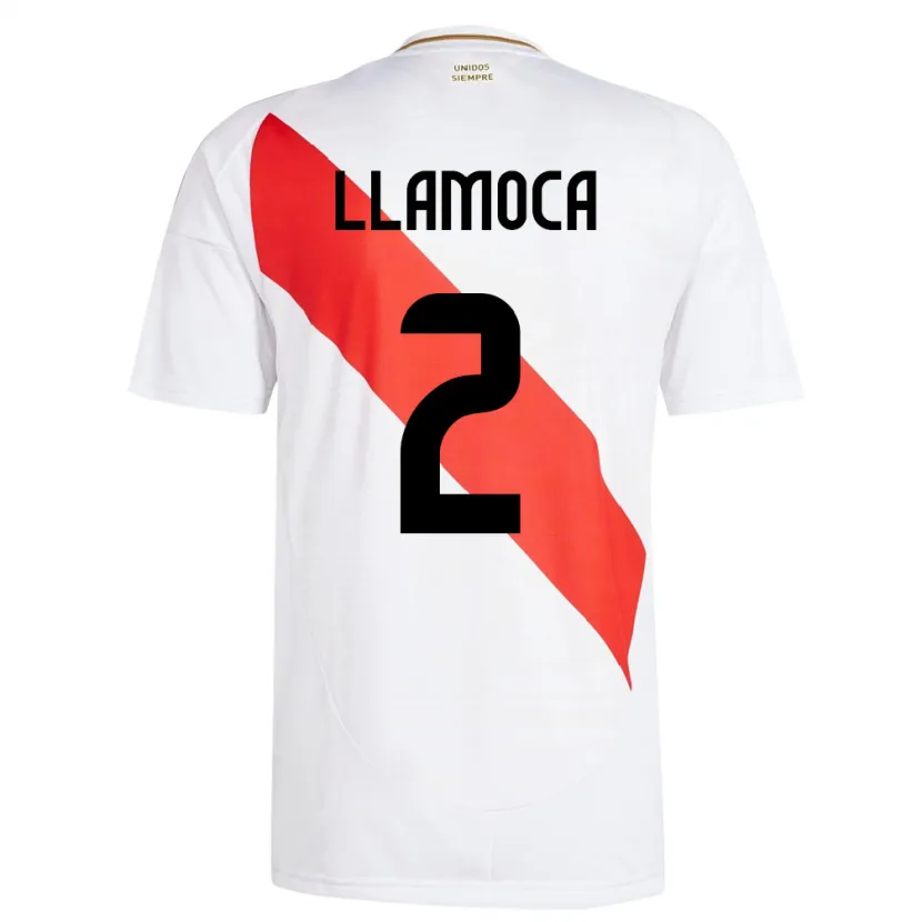 Danxen Kinder Peru Braelynn Llamoca #2 Weiß Heimtrikot Trikot 24-26 T-Shirt Schweiz