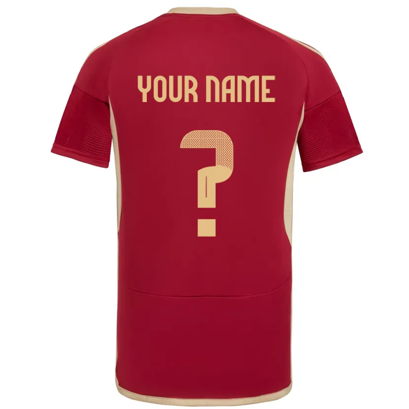 Danxen Kinder Venezuela Ihren Namen #0 Burgund Heimtrikot Trikot 24-26 T-Shirt Schweiz