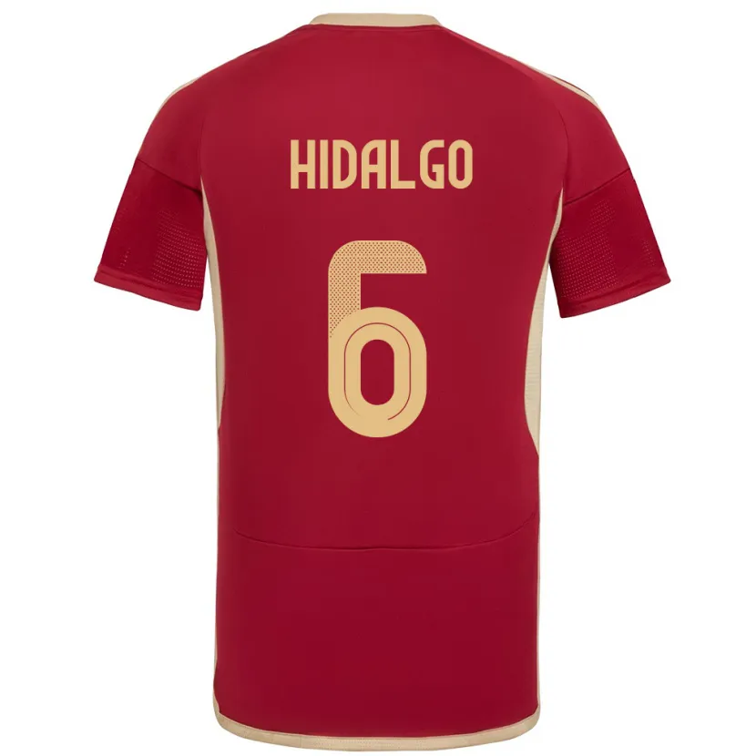 Danxen Kinder Venezuela Rai Hidalgo #6 Burgund Heimtrikot Trikot 24-26 T-Shirt Schweiz