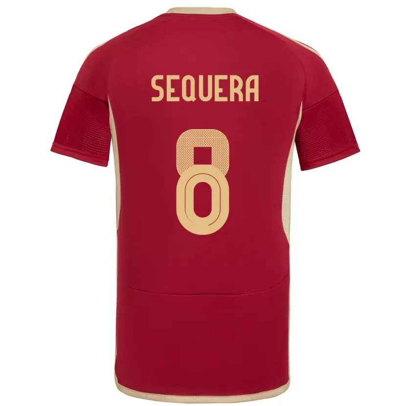 Danxen Kinder Venezuela Giovanny Sequera #8 Burgund Heimtrikot Trikot 24-26 T-Shirt Schweiz