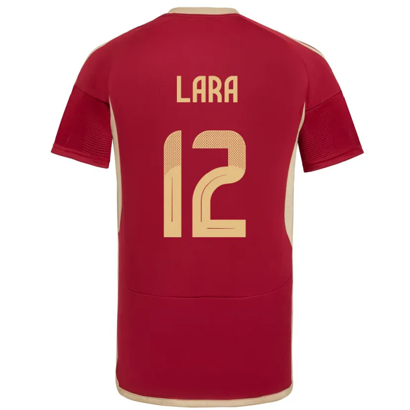Danxen Kinder Venezuela Jesús Lara #12 Burgund Heimtrikot Trikot 24-26 T-Shirt Schweiz