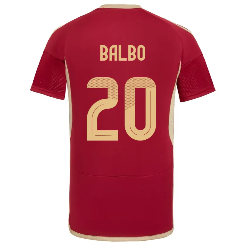 Danxen Kinder Venezuela Luis Balbo #20 Burgund Heimtrikot Trikot 24-26 T-Shirt Schweiz