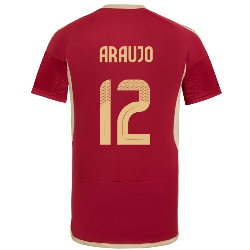 Danxen Kinder Venezuela Sabrina Araujo #12 Burgund Heimtrikot Trikot 24-26 T-Shirt Schweiz