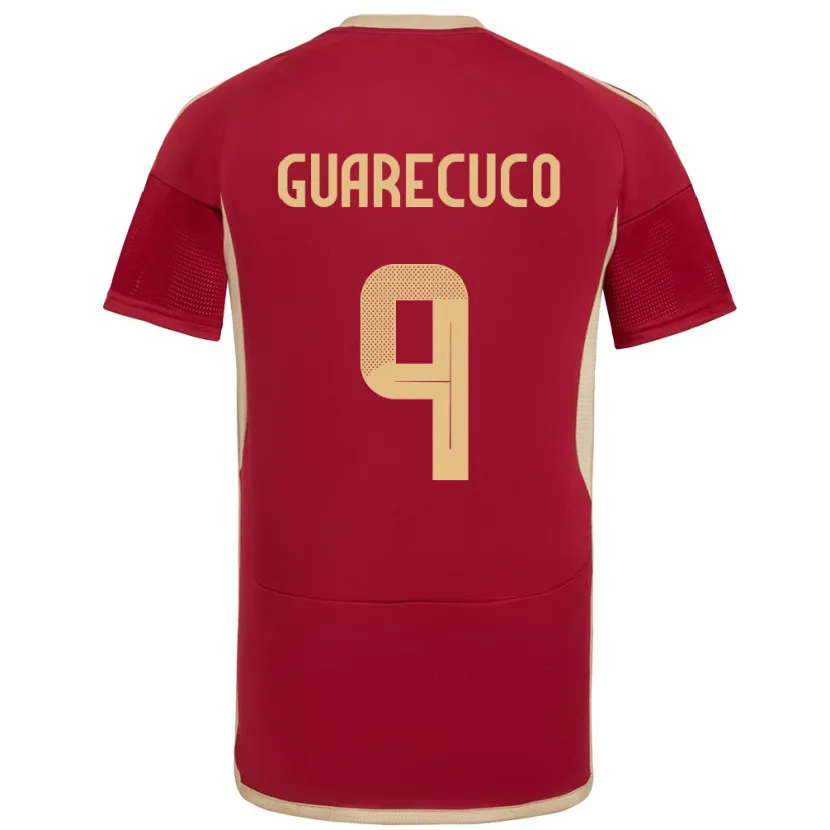 Danxen Kinder Venezuela Joemar Guarecuco #9 Burgund Heimtrikot Trikot 24-26 T-Shirt Schweiz