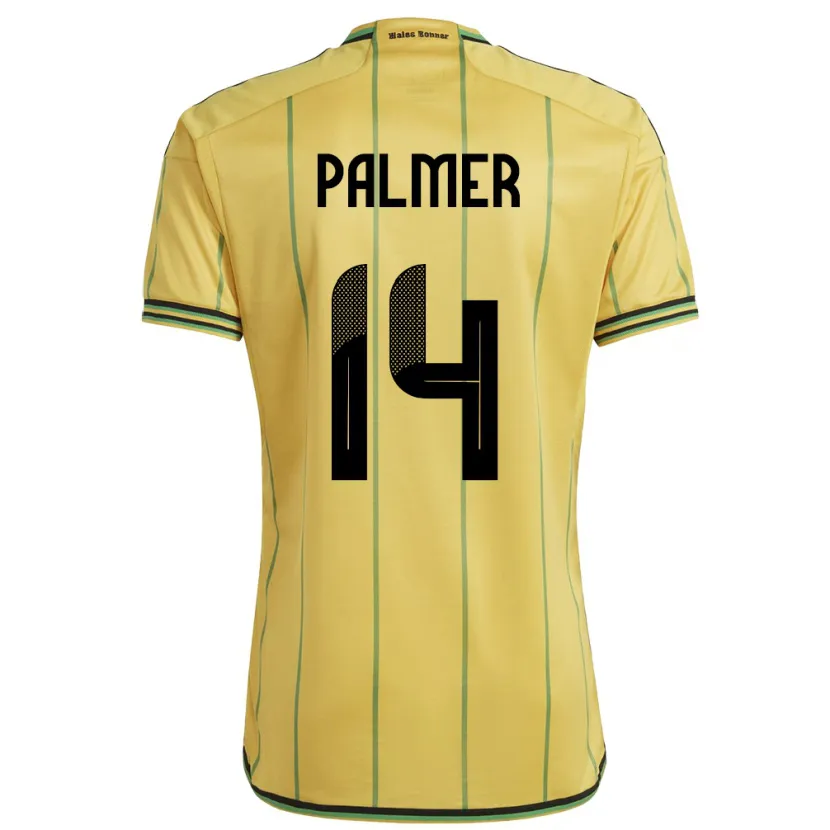 Danxen Kinder Jamaika Kasey Palmer #14 Gelb Heimtrikot Trikot 24-26 T-Shirt Schweiz