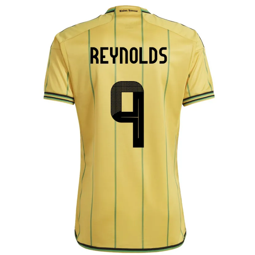 Danxen Kinder Jamaika Fabian Reynolds #9 Gelb Heimtrikot Trikot 24-26 T-Shirt Schweiz