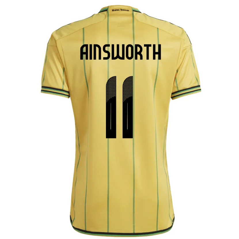 Danxen Kinder Jamaika Christopher Ainsworth #11 Gelb Heimtrikot Trikot 24-26 T-Shirt Schweiz