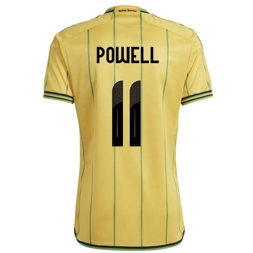 Danxen Kinder Jamaika Destiny Powell #11 Gelb Heimtrikot Trikot 24-26 T-Shirt Schweiz