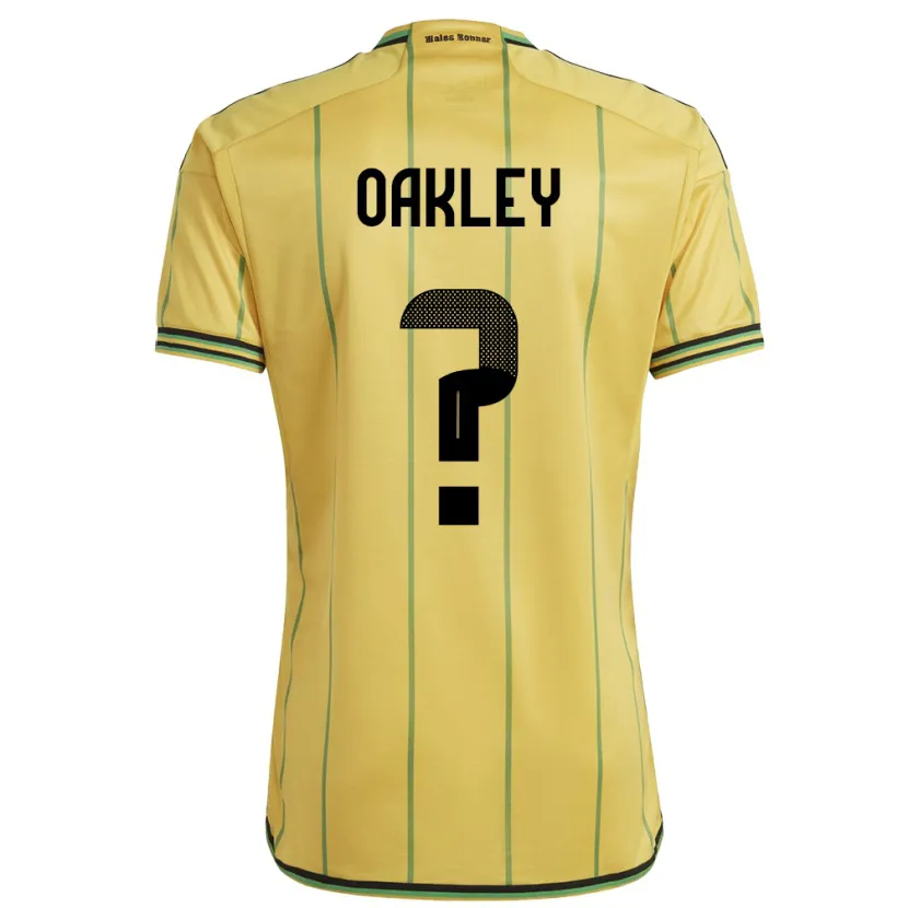 Danxen Kinder Jamaika Katie Oakley #0 Gelb Heimtrikot Trikot 24-26 T-Shirt Schweiz