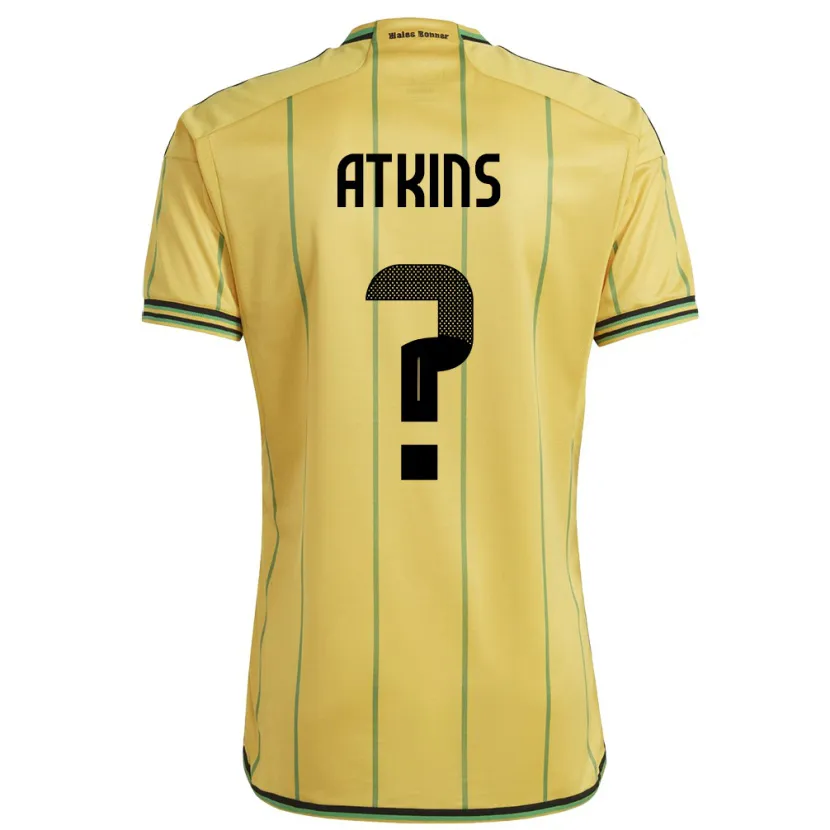 Danxen Kinder Jamaika Maliah Atkins #0 Gelb Heimtrikot Trikot 24-26 T-Shirt Schweiz