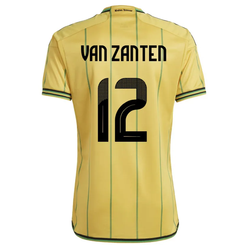 Danxen Kinder Jamaika Kiki Van Zanten #12 Gelb Heimtrikot Trikot 24-26 T-Shirt Schweiz