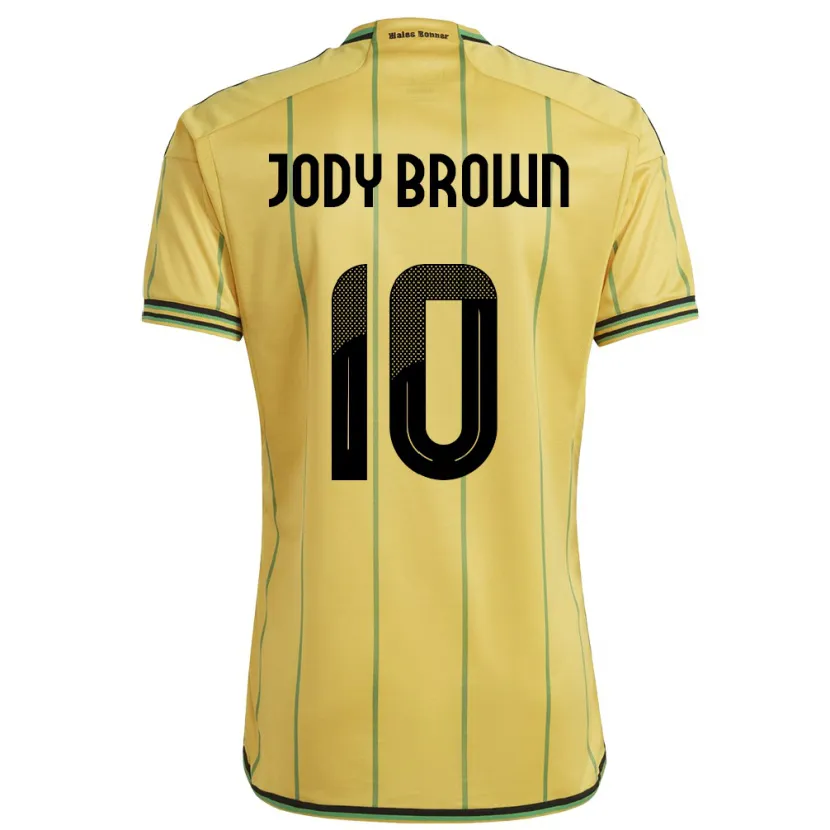 Danxen Kinder Jamaika Jody Brown #10 Gelb Heimtrikot Trikot 24-26 T-Shirt Schweiz