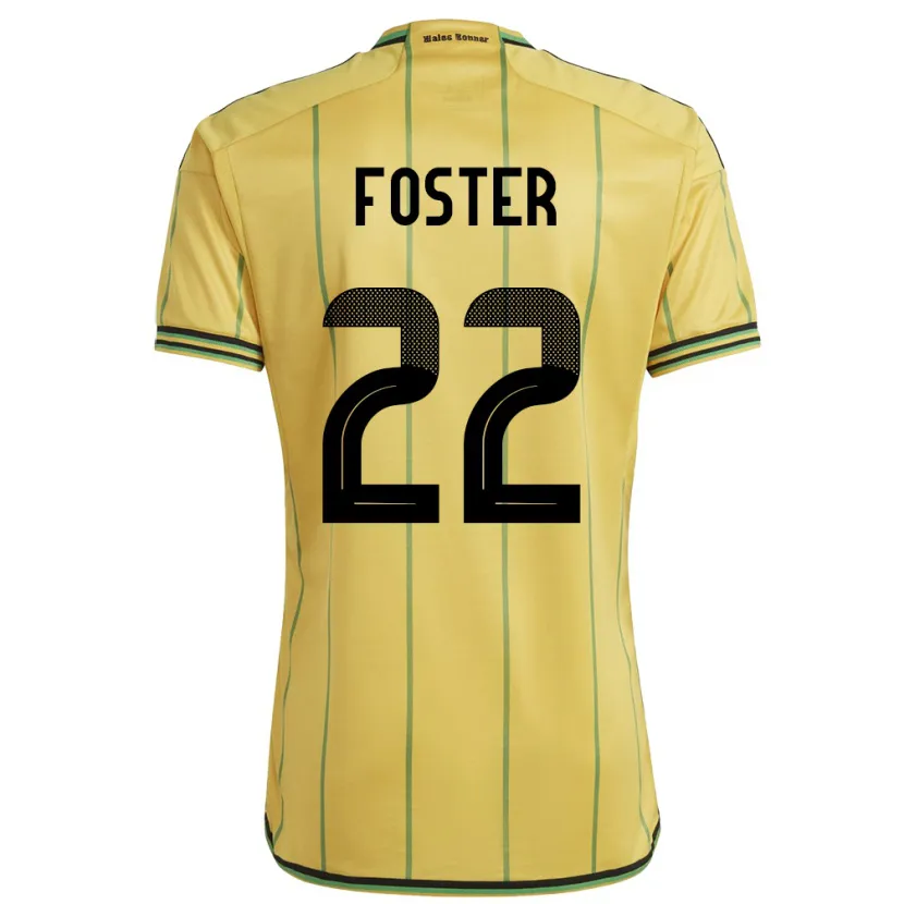 Danxen Kinder Jamaika Shanise Foster #22 Gelb Heimtrikot Trikot 24-26 T-Shirt Schweiz