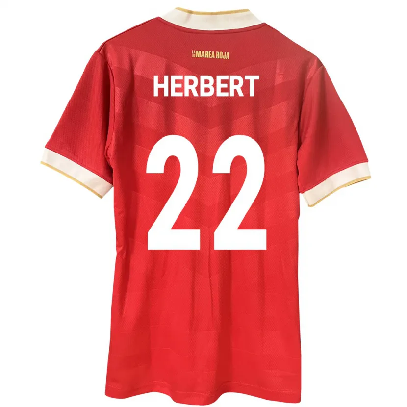 Danxen Kinder Panama Antony Herbert #22 Rot Heimtrikot Trikot 24-26 T-Shirt Schweiz
