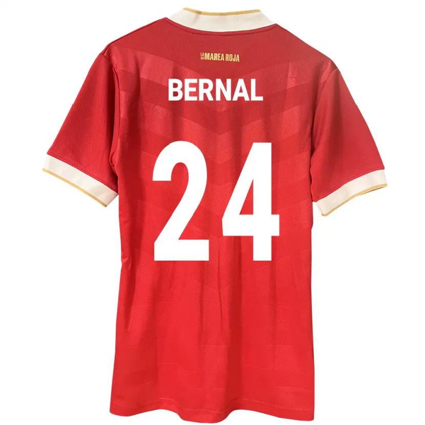 Danxen Kinder Panama Kevin Bernal #24 Rot Heimtrikot Trikot 24-26 T-Shirt Schweiz
