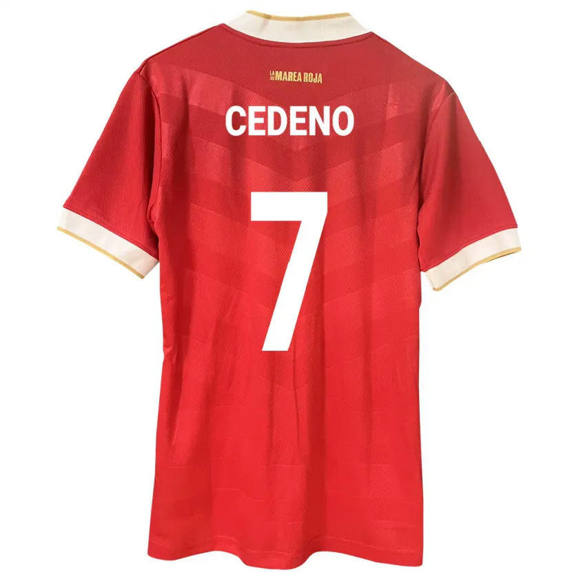 Danxen Kinder Panama Emily Cedeño #7 Rot Heimtrikot Trikot 24-26 T-Shirt Schweiz