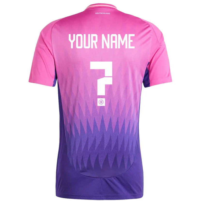 Danxen Kinder Deutschland Ihren Namen #0 Pink Lila Auswärtstrikot Trikot 24-26 T-Shirt Schweiz