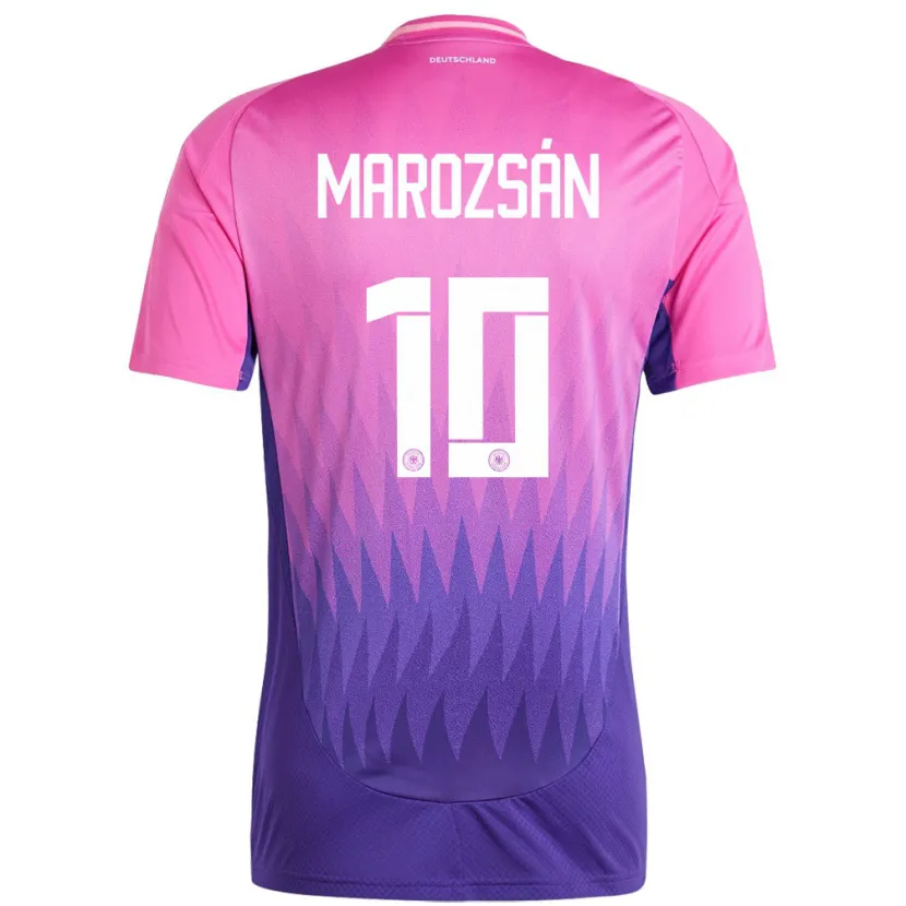 Danxen Kinder Deutschland Dzsenifer Marozsan #10 Pink Lila Auswärtstrikot Trikot 24-26 T-Shirt Schweiz