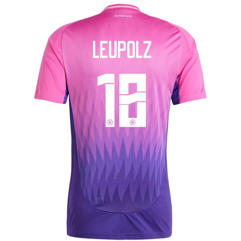 Danxen Kinder Deutschland Melanie Leupolz #18 Pink Lila Auswärtstrikot Trikot 24-26 T-Shirt Schweiz