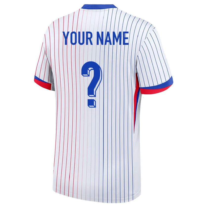 Danxen Kinder Frankreich Ihren Namen #0 Weiß Auswärtstrikot Trikot 24-26 T-Shirt Schweiz