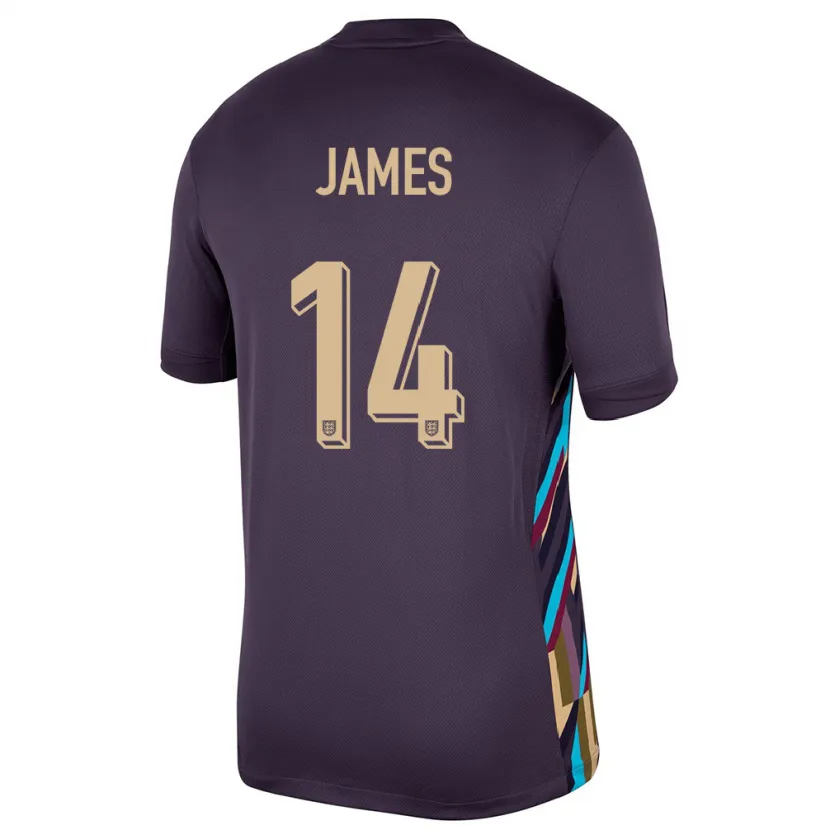 Danxen Kinder England Reece James #14 Dunkle Rosine Auswärtstrikot Trikot 24-26 T-Shirt Schweiz