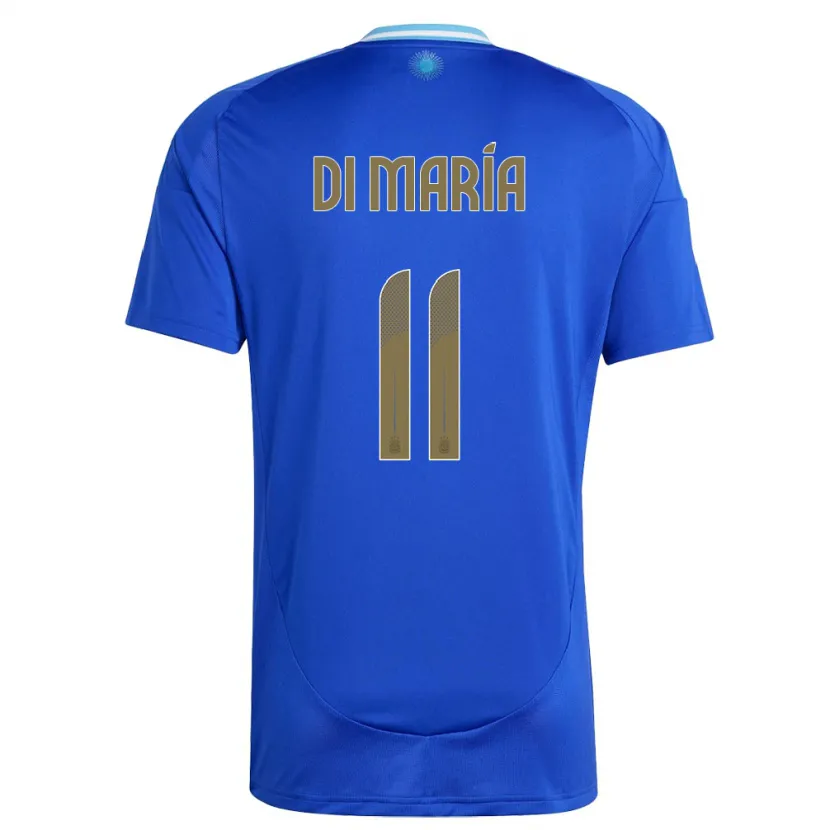 Danxen Kinder Argentinien Angel Di Maria #11 Blau Auswärtstrikot Trikot 24-26 T-Shirt Schweiz
