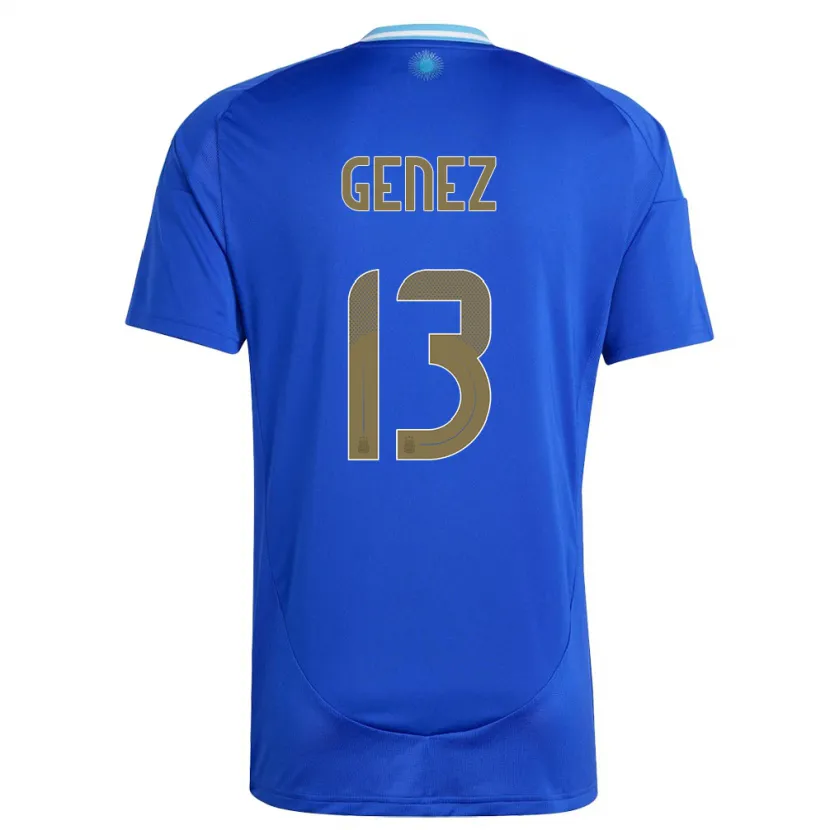 Danxen Kinder Argentinien Nahuel Genez #13 Blau Auswärtstrikot Trikot 24-26 T-Shirt Schweiz