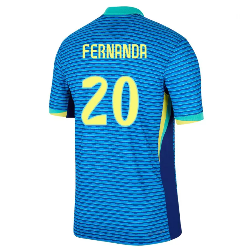 Danxen Kinder Brasilien Fernanda Palermo #20 Blau Auswärtstrikot Trikot 24-26 T-Shirt Schweiz