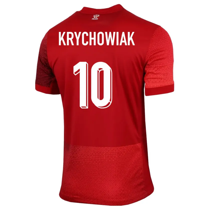 Danxen Kinder Polen Grzegorz Krychowiak #10 Rot Auswärtstrikot Trikot 24-26 T-Shirt Schweiz